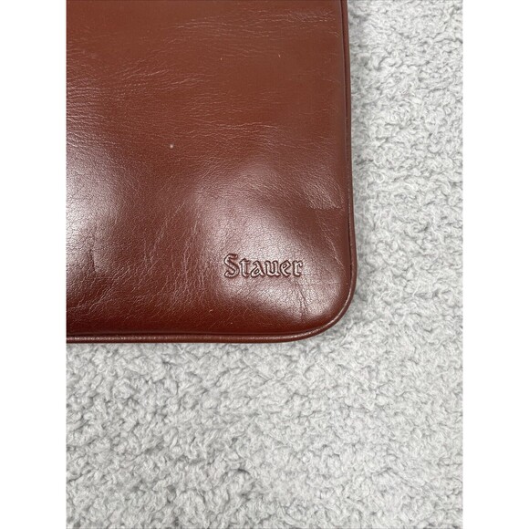 Stauer Handbag Womens Brooklyn Luxury Italian Leather Crossbody Hip Bag Brown - Picture 4 of 10